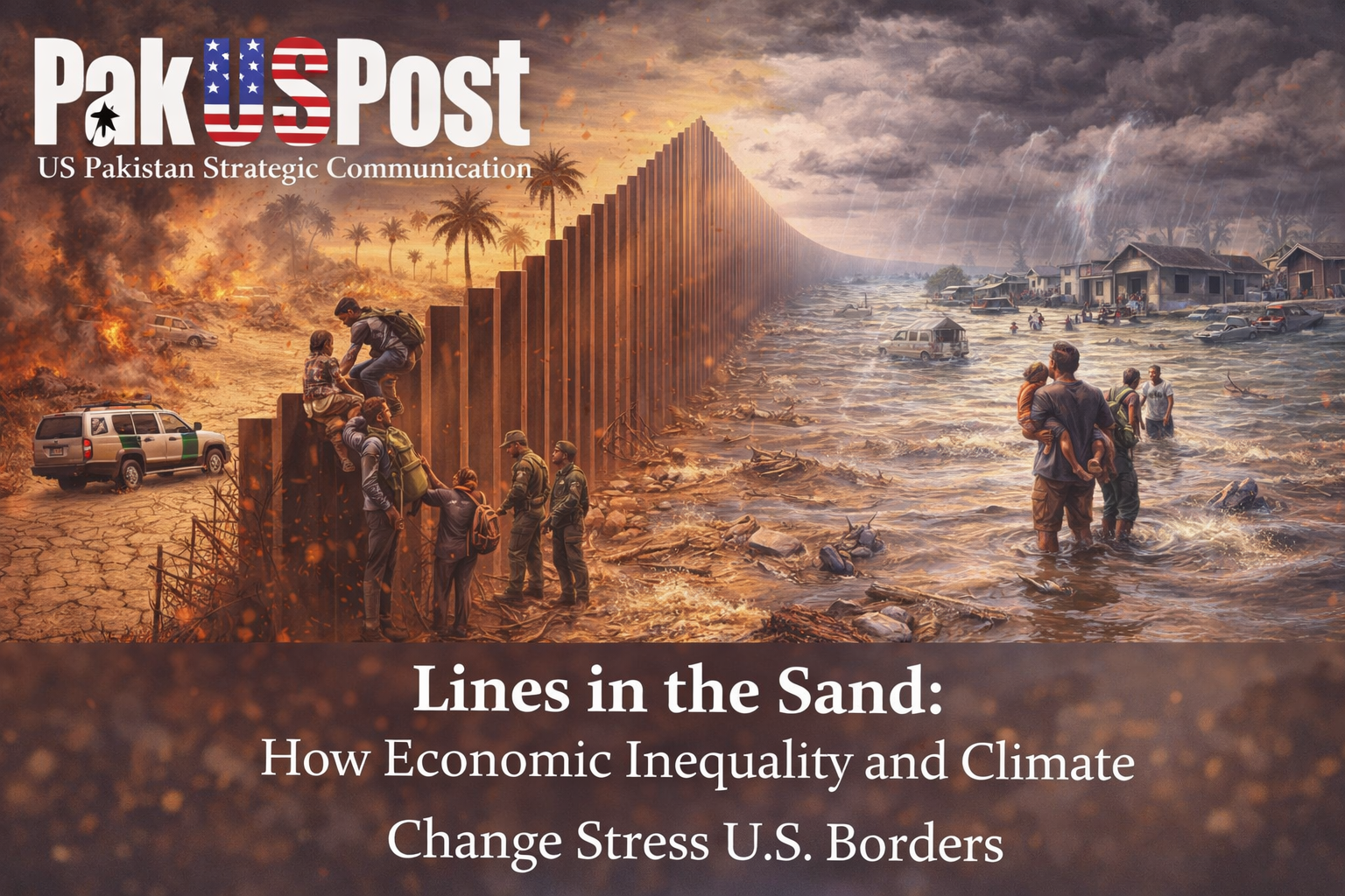 Lines in the Sand: How Economic Inequality and Climate Change Stress U.S. Borders