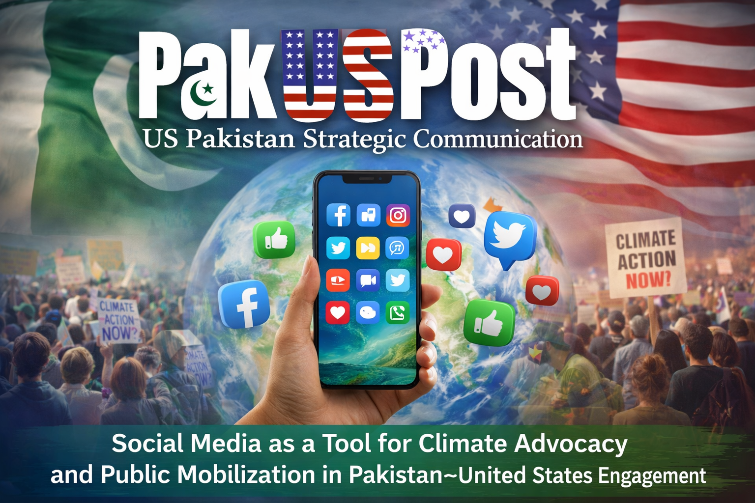 Social Media as a Tool for Climate Advocacy and Public Mobilization in Pakistan–United States Engagement