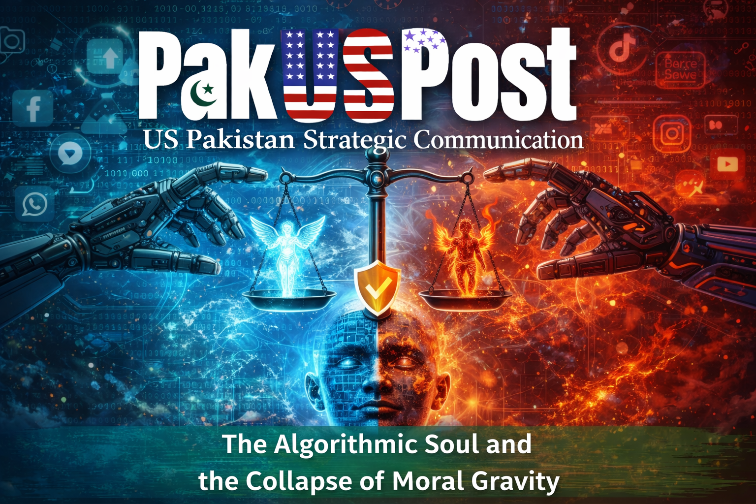 The Algorithmic Soul and the Collapse of Moral Gravity