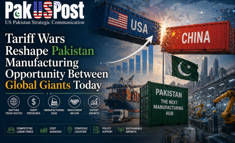 Tariff Wars Reshape Pakistan Manufacturing Opportunity Between Global Giants Today