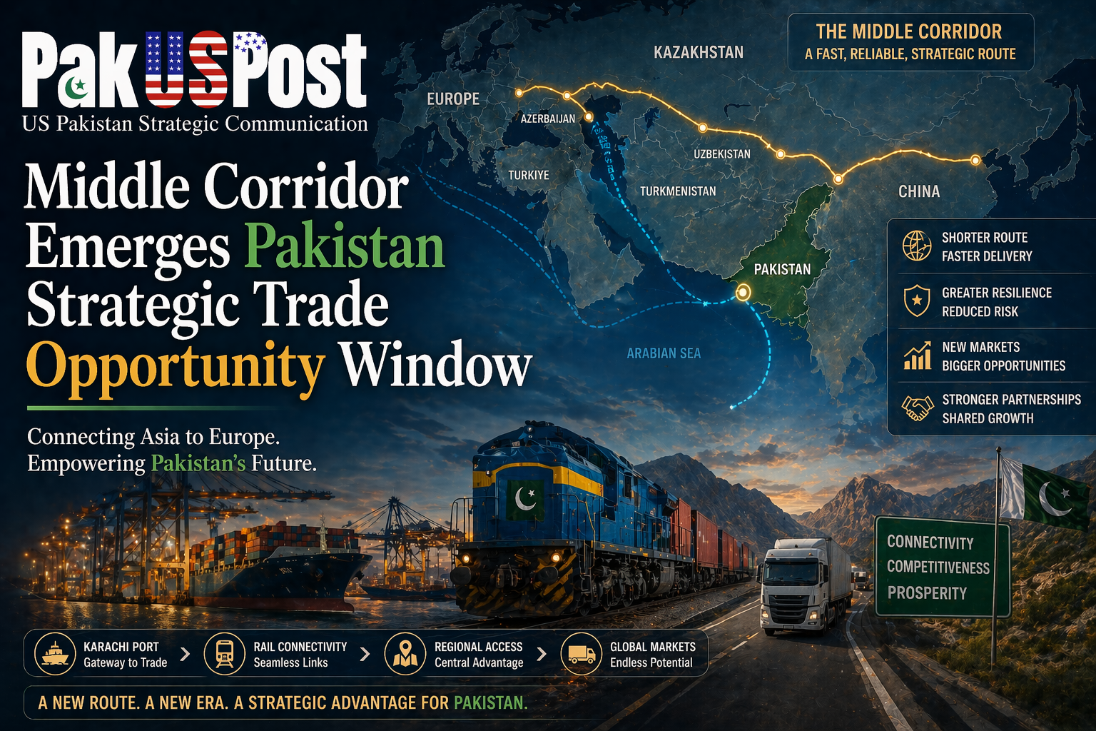 Middle Corridor Emerges Pakistan Strategic Trade Opportunity Window
