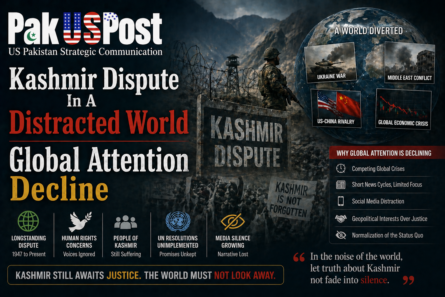 Kashmir Dispute In A Distracted World Global Attention Decline