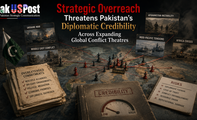 Strategic Overreach Threatens Pakistan’s Diplomatic Credibility Across Expanding Global Conflict Theatres