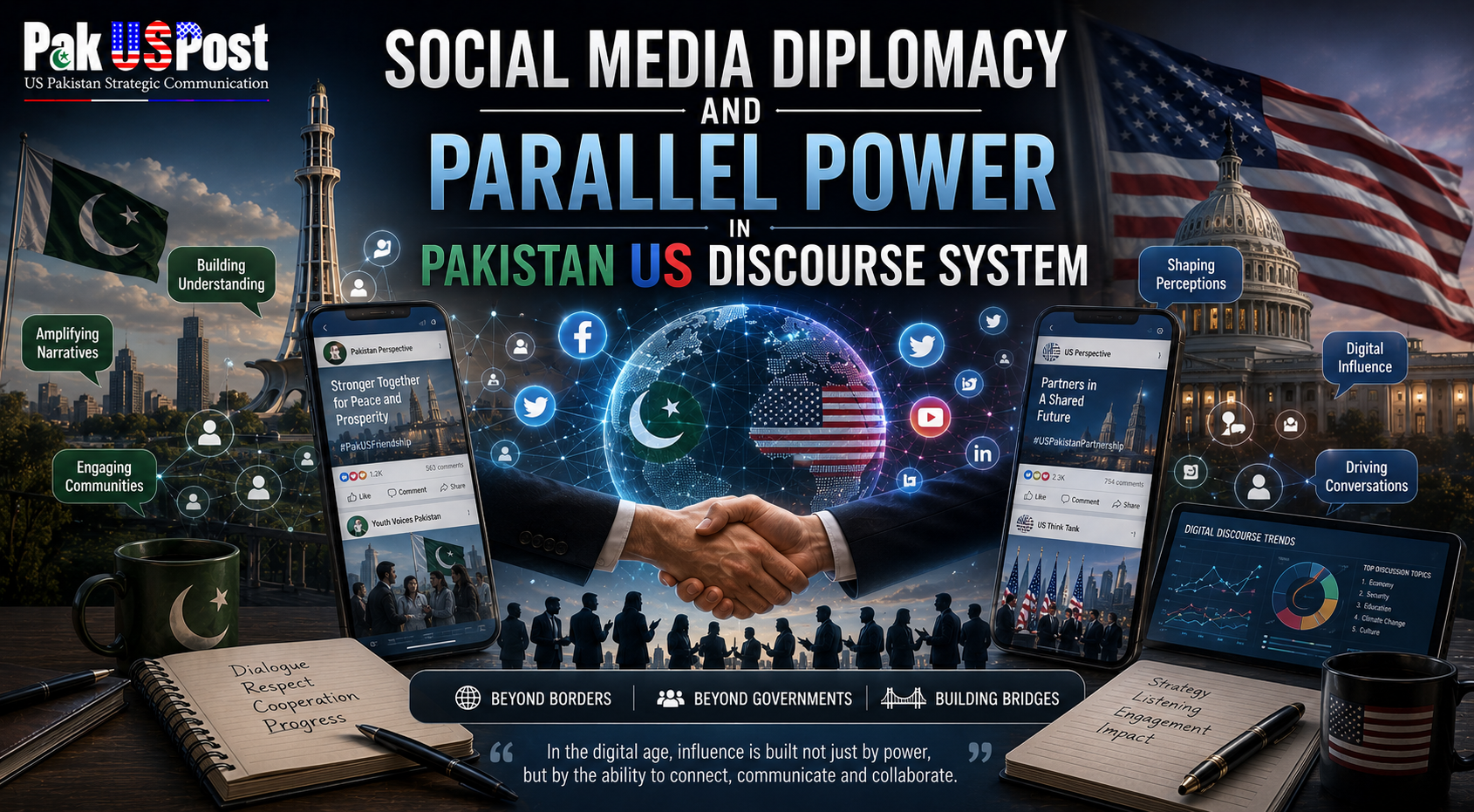 Social Media Diplomacy and Parallel Power in Pakistan US Discourse System
