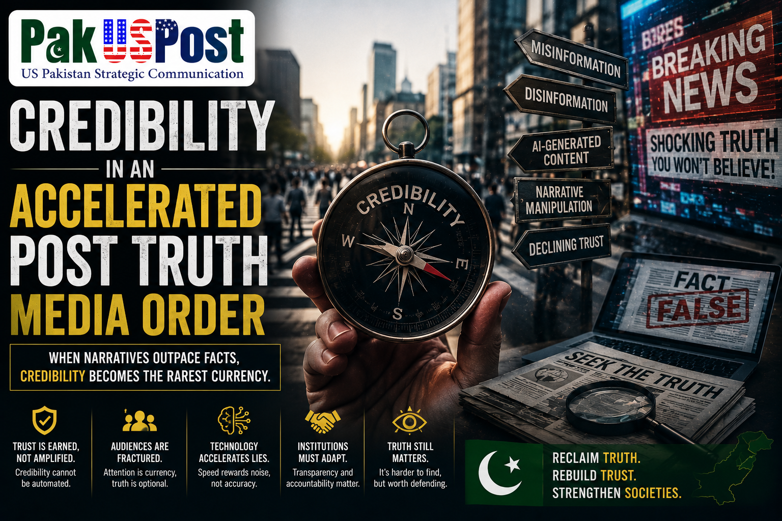 Credibility In An Accelerated Post Truth Media Order