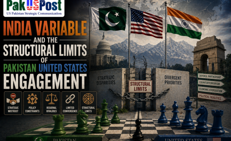 India Variable and the Structural Limits of Pakistan United States Engagement
