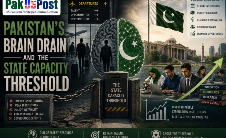 Pakistan’s Brain Drain and the State Capacity Threshold