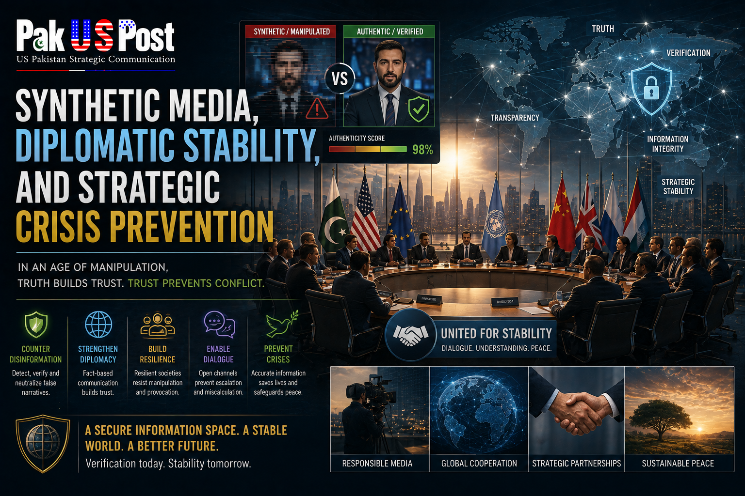 Synthetic Media, Diplomatic Stability, And Strategic Crisis Prevention