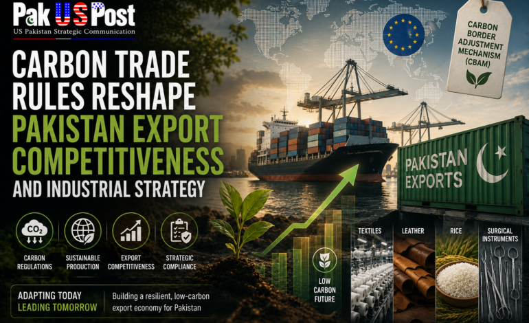 Carbon Trade Rules Reshape Pakistan Export Competitiveness and Industrial Strategy
